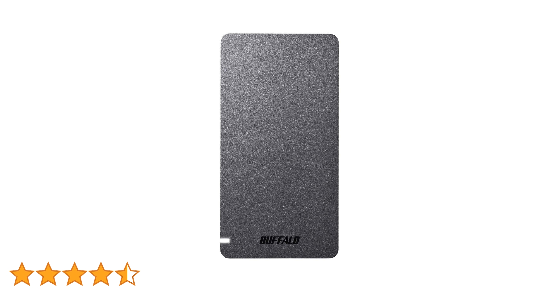 Buffalo - BUFFALO USB3.2Gen2 ポータブルSSD 960GB Amazon | SSD-PGM960U3-B(ブラック) USB 3.2(Gen 2) Type C & A